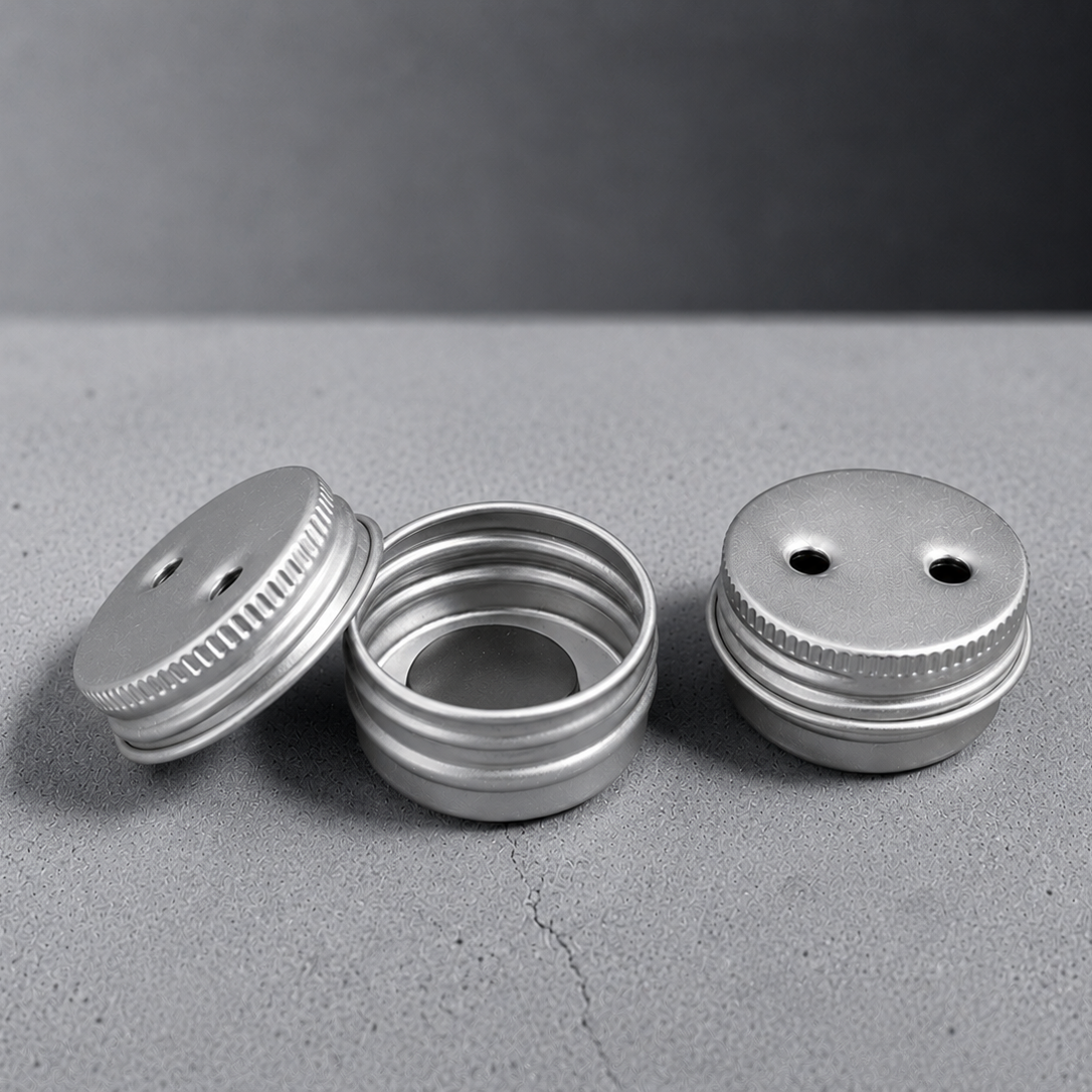 Nosework beholder - metaldåse med magnet