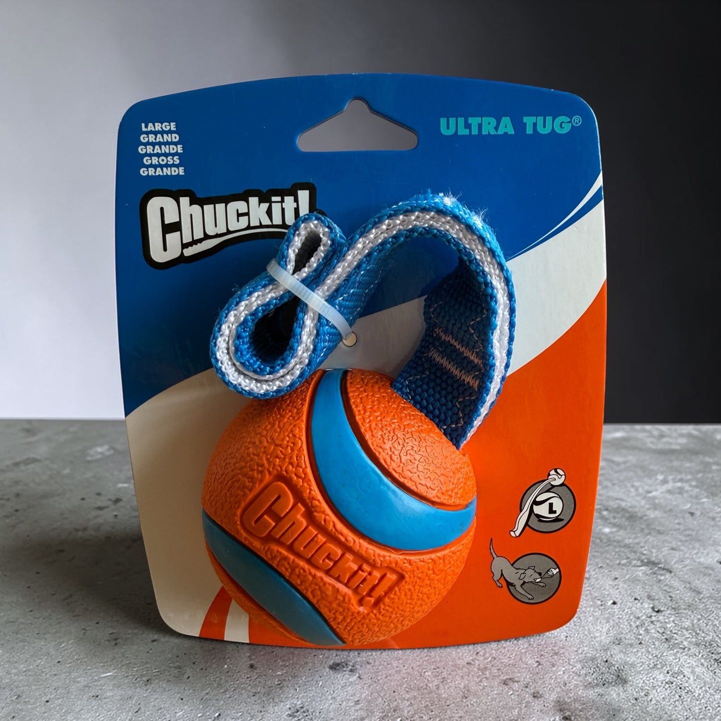 Chuckit Ultra Tug str. L med bred snor
